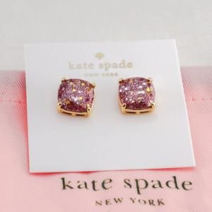 Kate Spade Small Square Stud Earrings in Rose Gold (with Dust Bag) Brand…